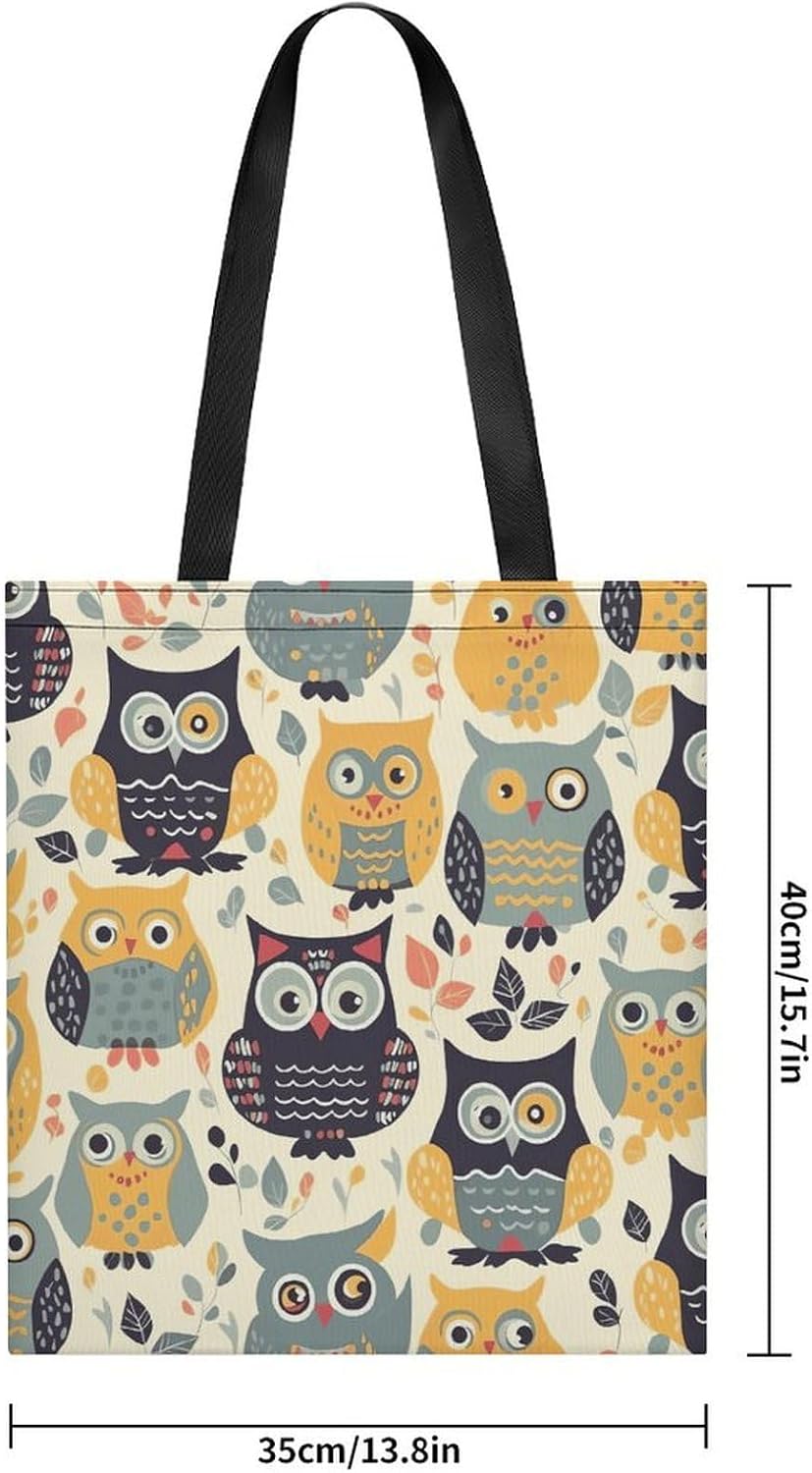 Cute Aesthetic Canvas Tote Bag for Women Lady Reusable Grocery Bag image 4