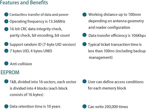 BABIQT 30 Stück RFID Karte M1 Classic 1K NFC Tag S50 Karten Cards 13,56MHz ISO14443A, Leere IC M1 Karte FM1108 1k Weiße Karte Bedruckbar für Ein- und Ausstieg, Entriegelung elektronischer Schlüssel