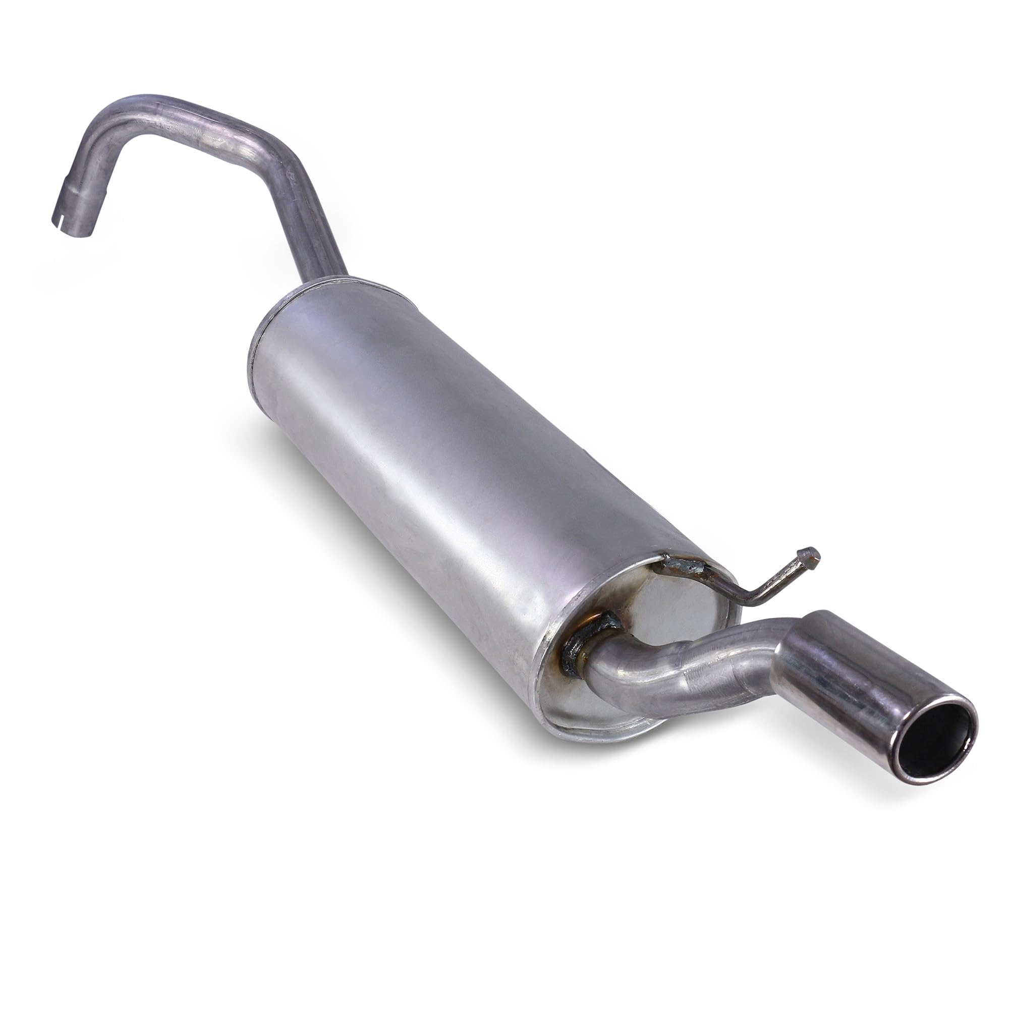 ATEC Endschalldämpfer + Montagematerial Kompatibel mit VW POLO 5 (6R1, 6C1)