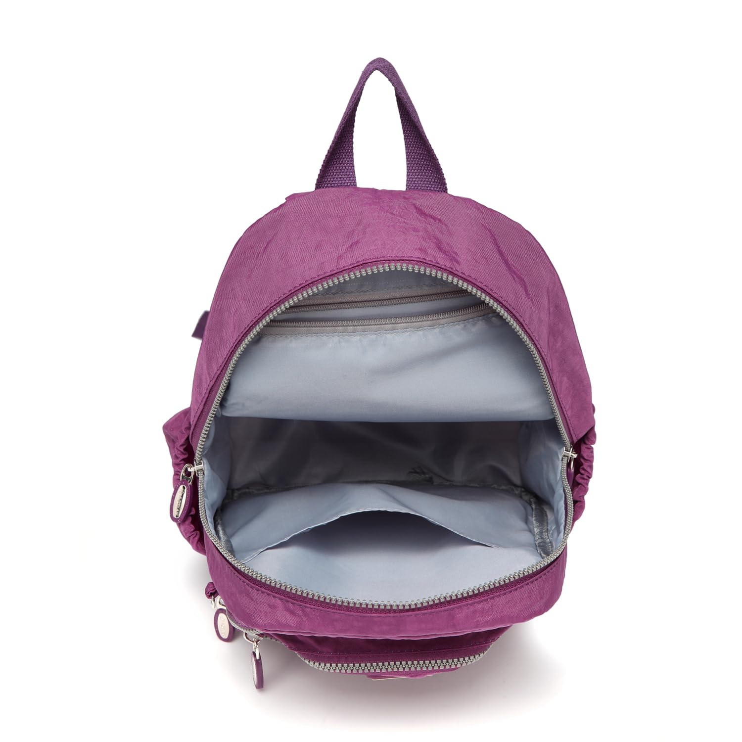 Mochila de tamaño pequeño, duradera y ligera para mujeres, niñas y niños, senderismo, viajes, deportes, Púrpura, Pequeño, Moda 6