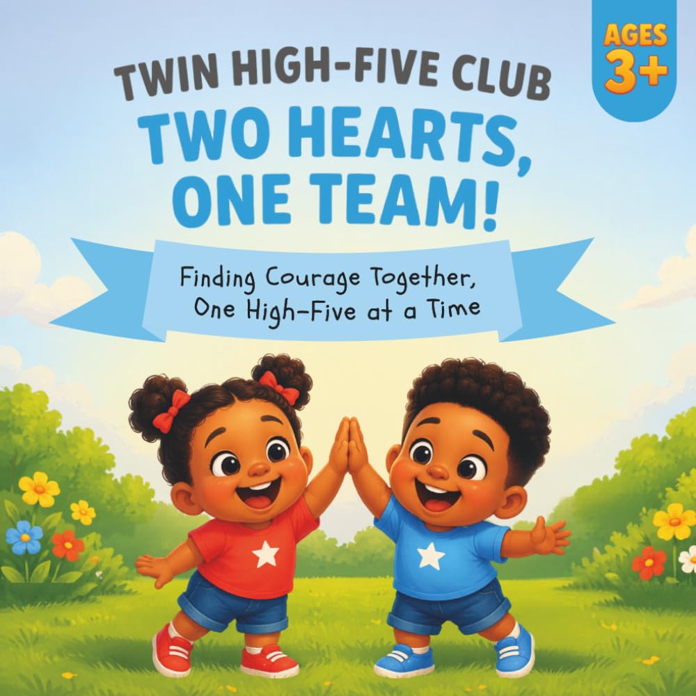Twin High-Five Club: A Heartwarming Story About Twin Love, Courage, and Facing Fears Together