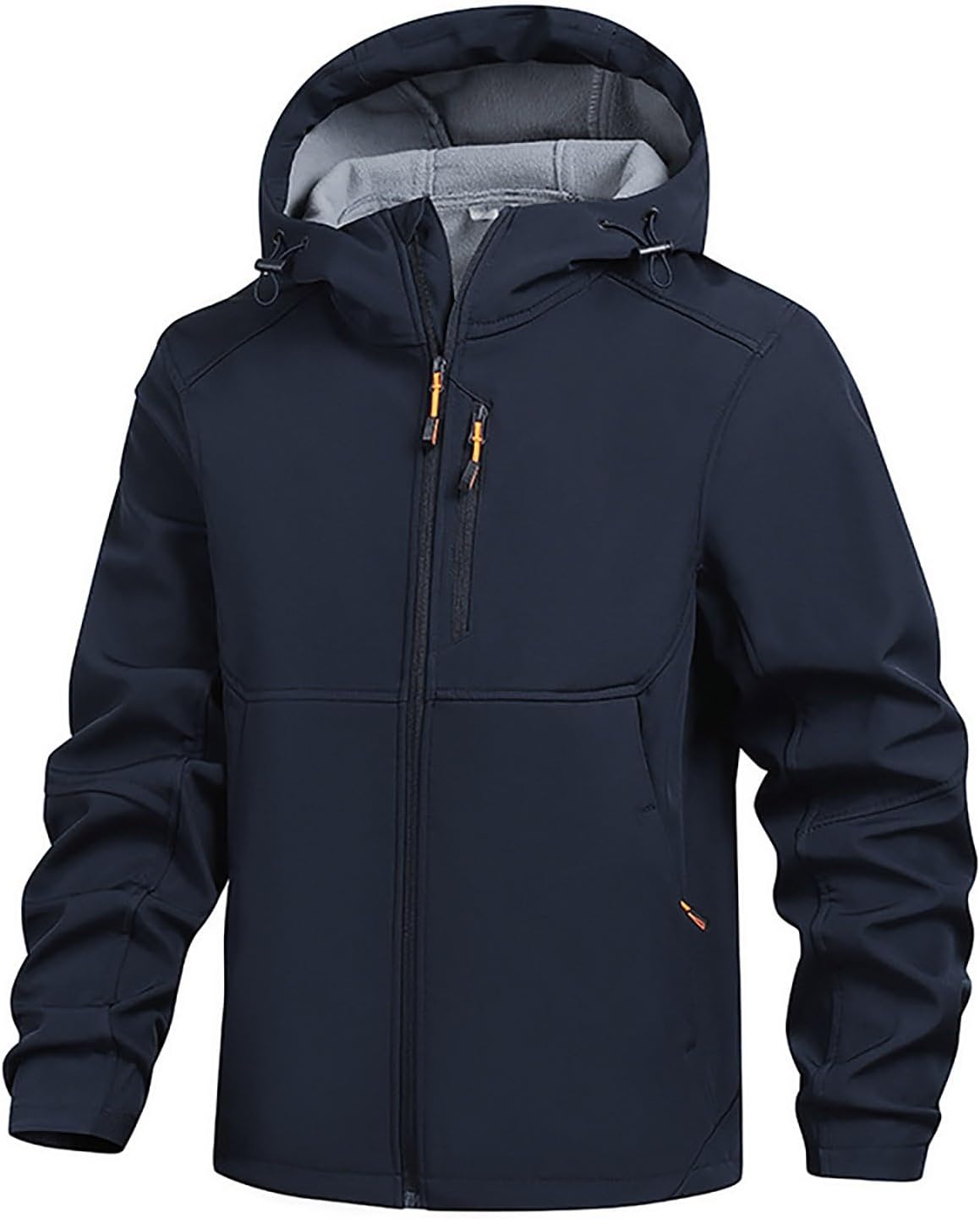 On ウィンドブレーカー フード付き 黒・紺