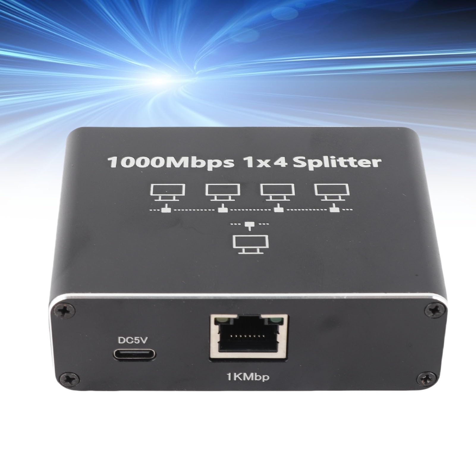Rozdzielacz Ethernet High Speed 1000Mbps Gigabit Network Hub do domowego biura