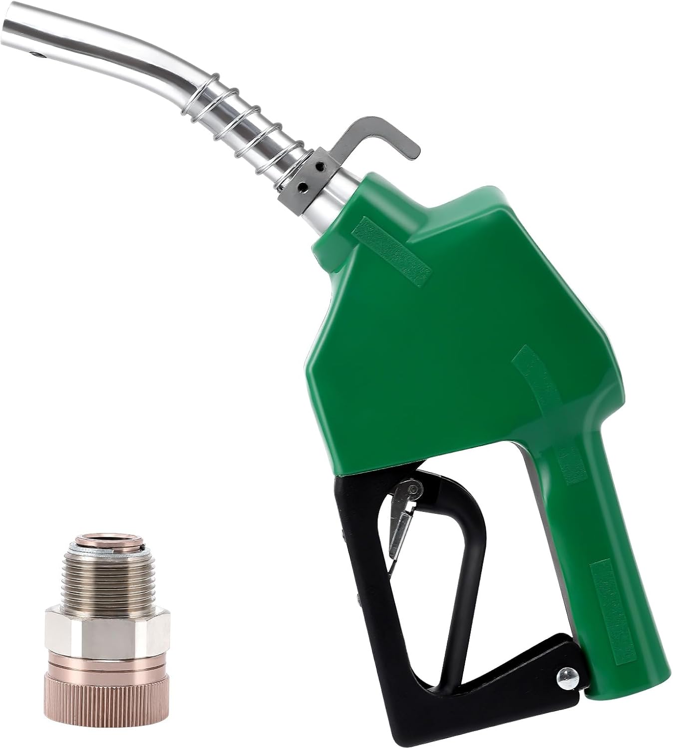 GAOMON Automatic Fuel Nozzle, 3/4" NPT Inlet Thread & 13/16" Spout, 16 GPM Max Flow Rate, Auto Shut Off, Aluminum & PVC Gas Pump Handle with 360° Swivel for Gasoline Diesel Biodiesel Refilling
