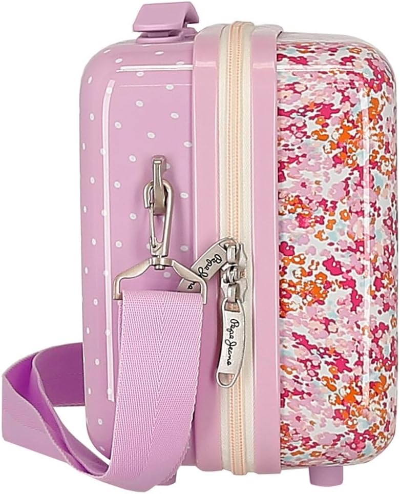 Pepe Jeans Sandra Schulrucksack, rosa, Verstellbare Schulterriemen für bequemes Tragen, Verschiedene Fächer, von Joumma Bags, Pink, Nececer Adaptable