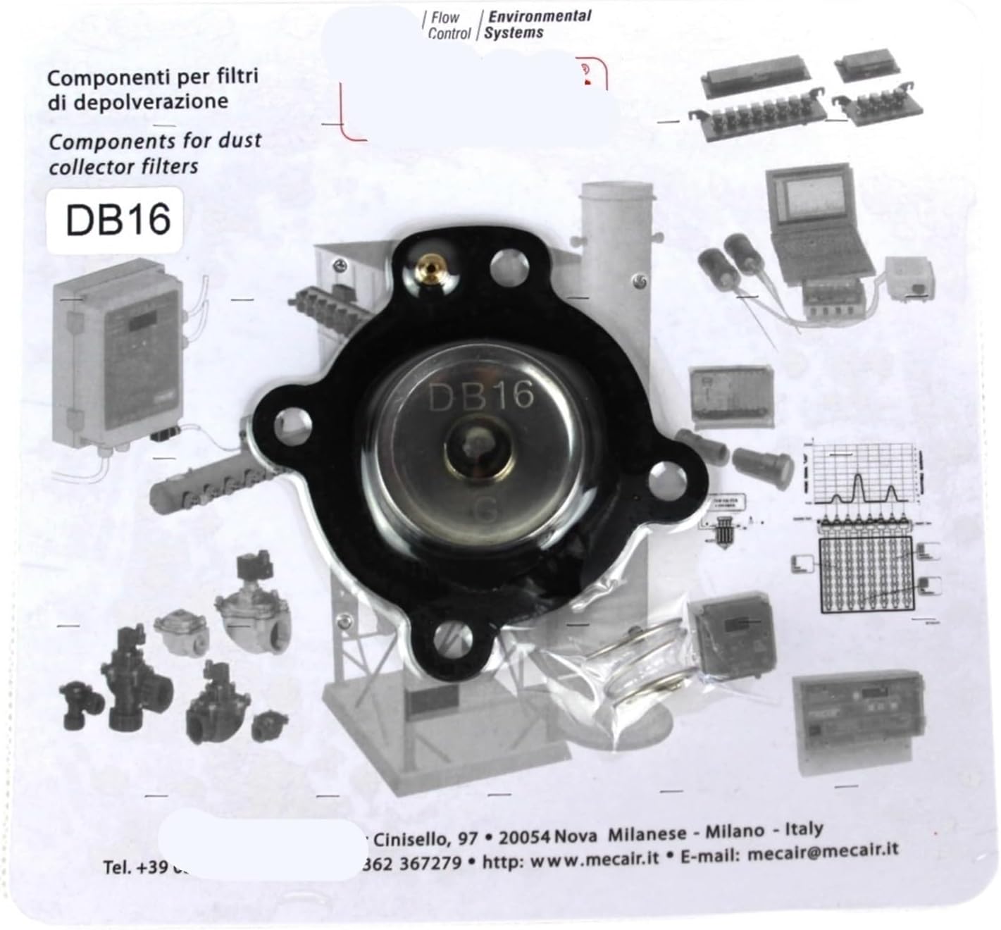 DB16 Replacement Diaphragm Valve Kit 3/4″ Pulse Valve Diaphragm(Nitrile)