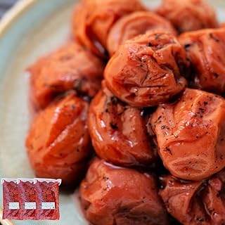 訳ありつぶれ梅干し かつお 700g×3パック 合計2.1kg 塩分 8%