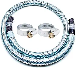 Mangueira Flexível Metálica Bm X Bm+Abraçadeiras Gás Glp Gn Tamanho: 3,00 Metro