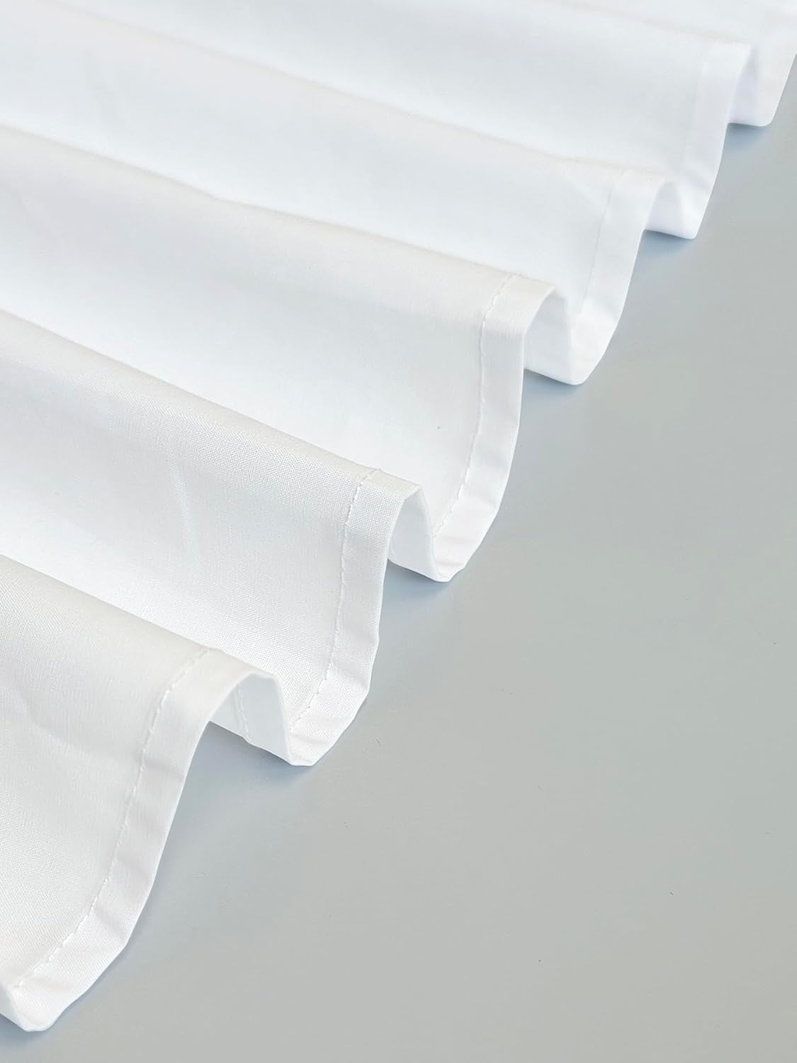 UOOZEE Women's 3/4 Flare Sleeve Cotton Blouses Button Down Irregular High Low Hem Lapel Collar V Neck Dress Shirt Tops - Image 7