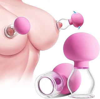 Nipple Sucker Adult Sex Toy for Women Sex - 1 Pair Nipple Toys Stimulator for Couples Pleasure, Manual Suction Mini Foreplay Flirting Nipple Pump, Nipple Corrector for Inverted Flat Shy Nipples