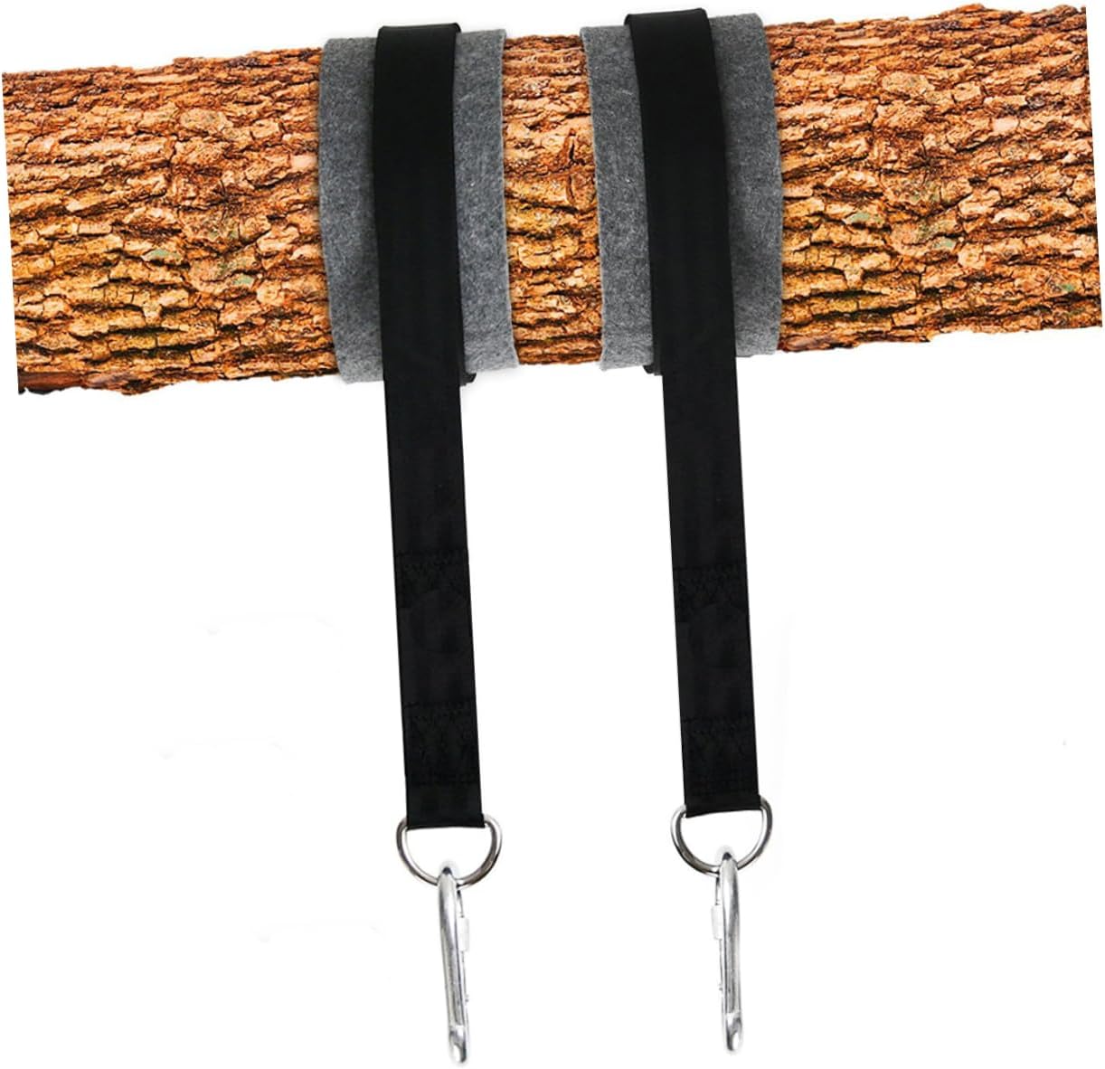 Toyvian 3sets Outdoor Hammock Straps with Thick Protective Pads Durable Tree Hanging Bands for Easy Setup and Secure Use Camping Hiking and Backyard Relaxation 2pcs*3