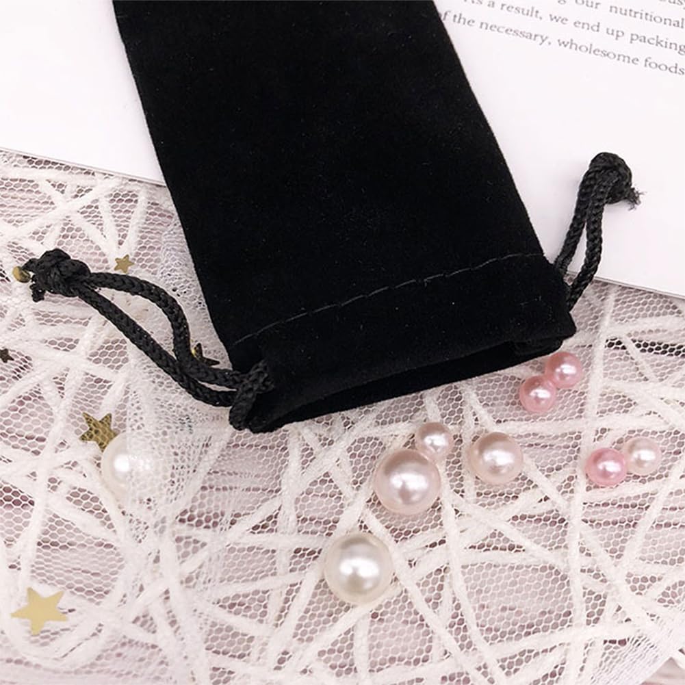 Borsa Per Bacchette Da Batteria Helweet - 2 Pezzi, Nero+Bianco, 45x10 Cm, Per Accessori Musicali