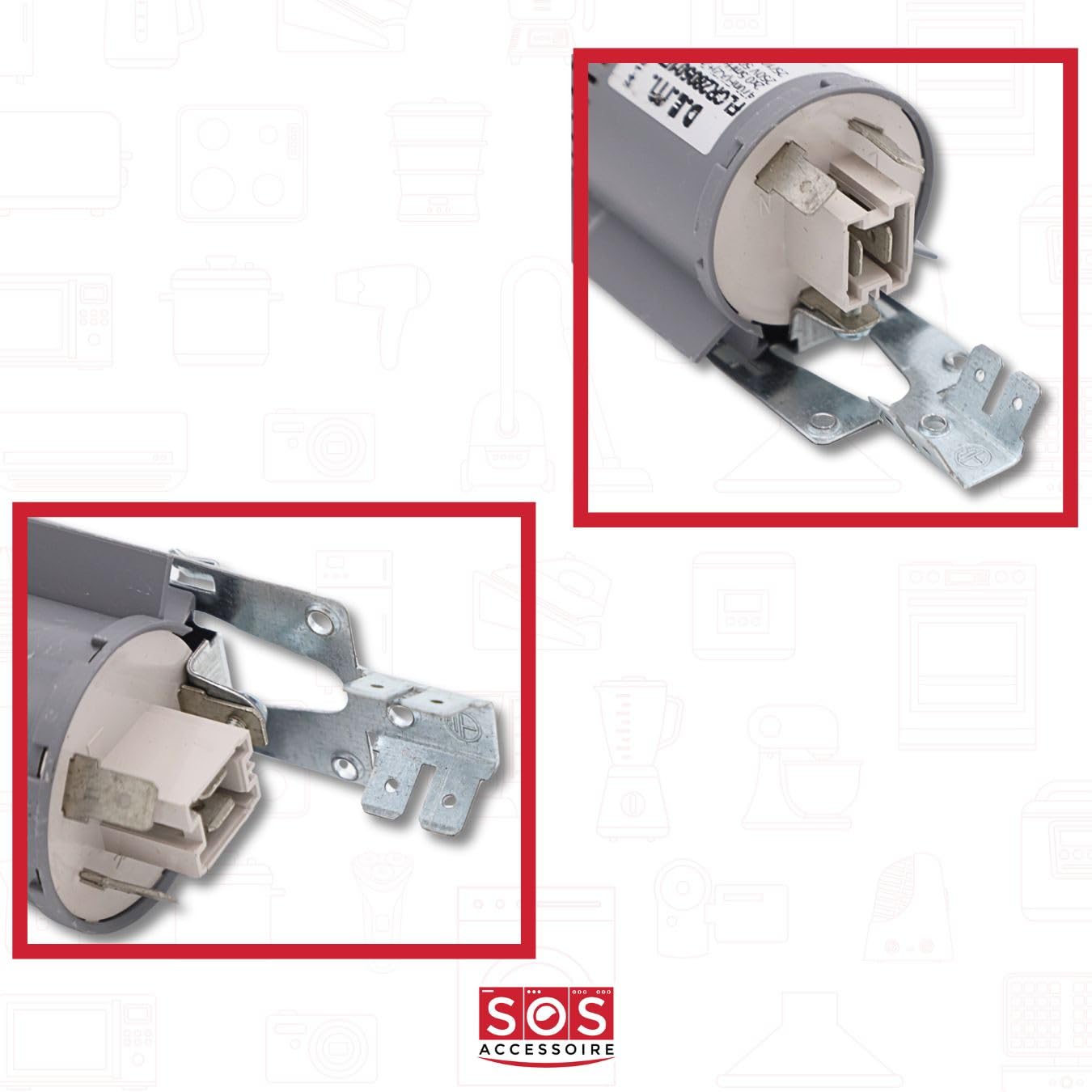 Ersatzteil - SOS Accessoire Verrouillage électrique De Porte Pour Lave-linge 00603514 BOSCH Constructa Neff Siemens Viva 86441558