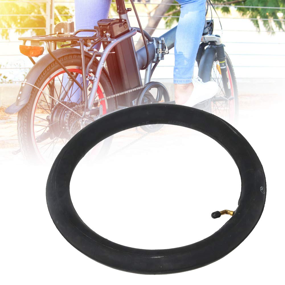 14 Inch Tube with Angle Valve Electric Rubber Inner Tube Tires Tubes with Metal Bent Valve E Accessories(14X2.125) (14X2.125 Elbow)