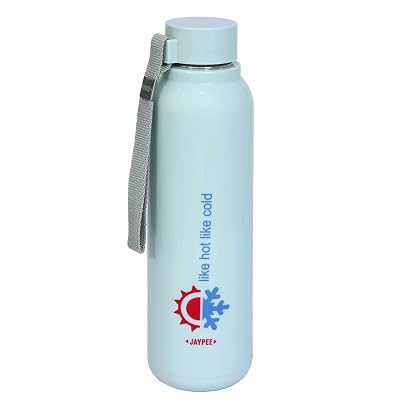 Jaypee Brightsteel 900 Inner Stainless Steel Insulated Water Bottle for Kids, Leak Proof, Hot & Cold, Food Grade, BPA Fr
