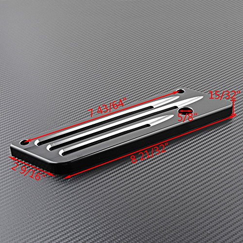 Cubiertas de Gancho para Alforjas de Aluminio CNC para Harley Touring miniatura 3