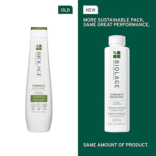 Miniatura 2 de BIOLAGE Strength Recovery Shampoo  Gently Cleanses  Reduces Breakage  For All Damaged  Sensitized Hair Types  Vegan  Cruelty-Free