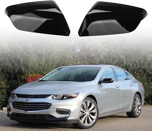LEZZYRUCK 2 cubiertas de espejo lateral de repuesto para accesorios Chevrolet Malibu (XL) 2016 2017 2018 2019 2020 2021 (L, LS, LT y Premier)