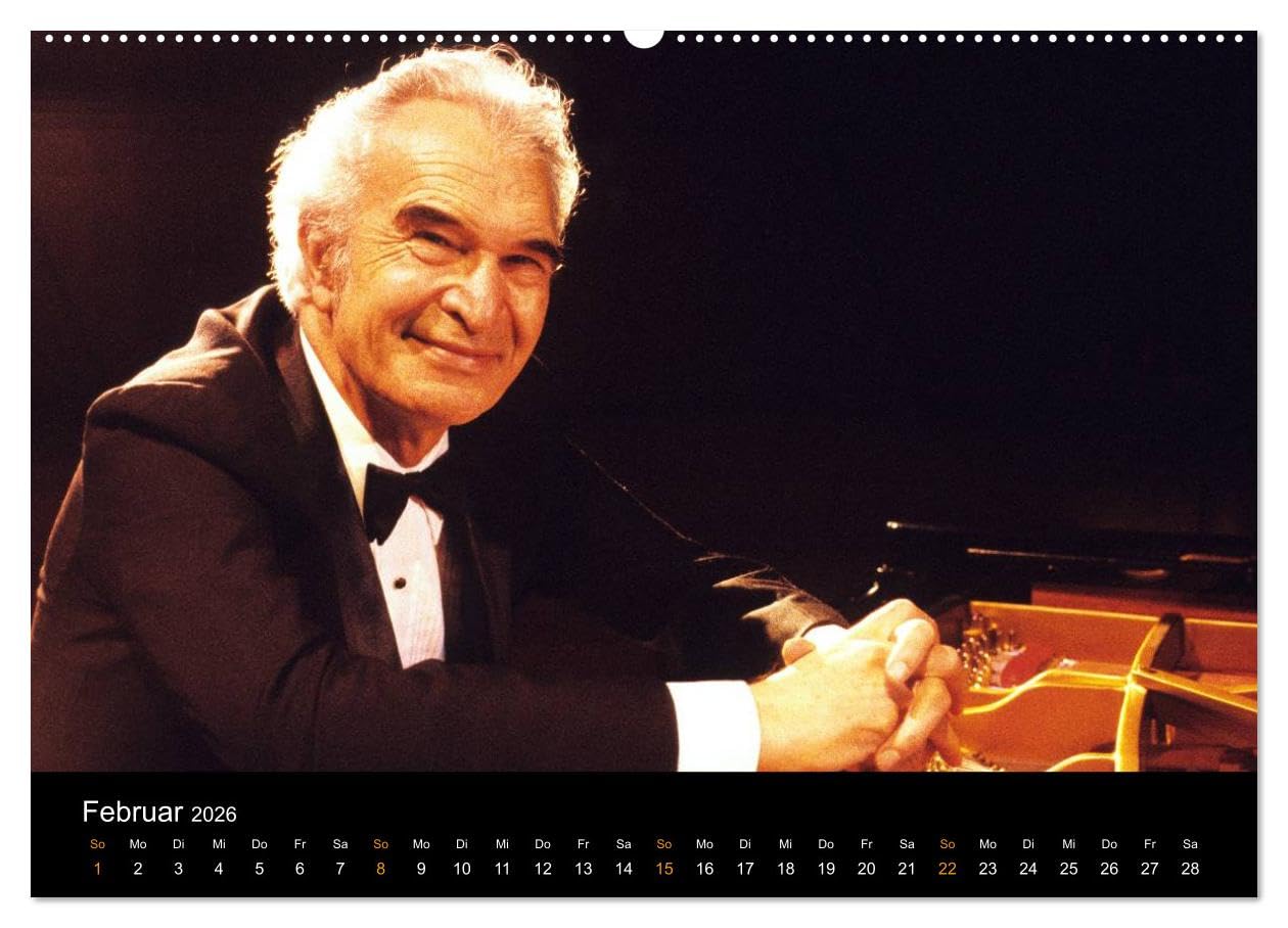 Jazz Pianisten 2026 (hochwertiger Premium Wandkalender 2026 DIN A2 quer), Kunstdruck in Hochglanz: Sensible Momentaufnahmen berühmter Tastenkünstler (CALVENDO Kunst)