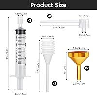 Vista 2 de Segbeauty 0.17oz Herramientas de Bomba de Recarga de Perfume, Kit de 8 Piezas de Herramientas de Dispensador de Perfume para Transferencia, Incluye