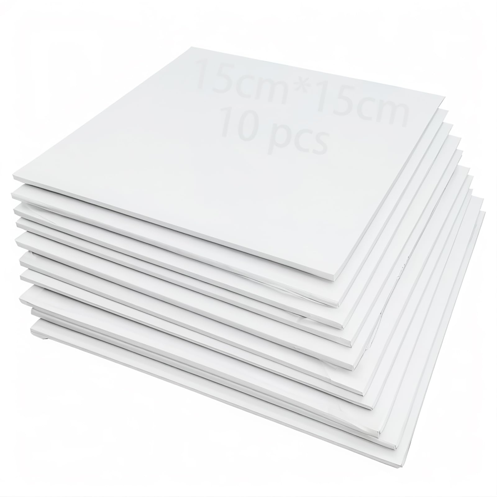 Lienzos pintar CESFONJER 15x10cm de algodón en blanco para óleo y acrílico