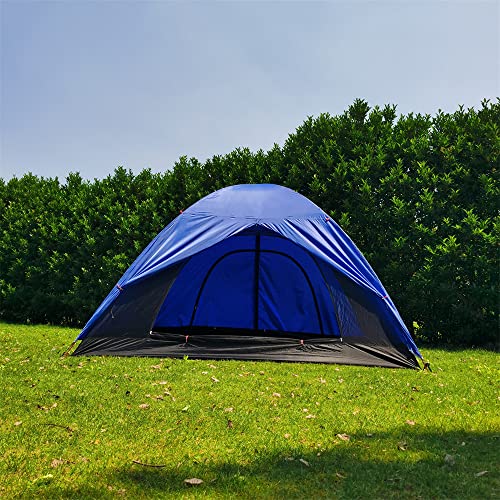 Carpa impermeable para camping 5-6 personas domo doble capa miniatura 7