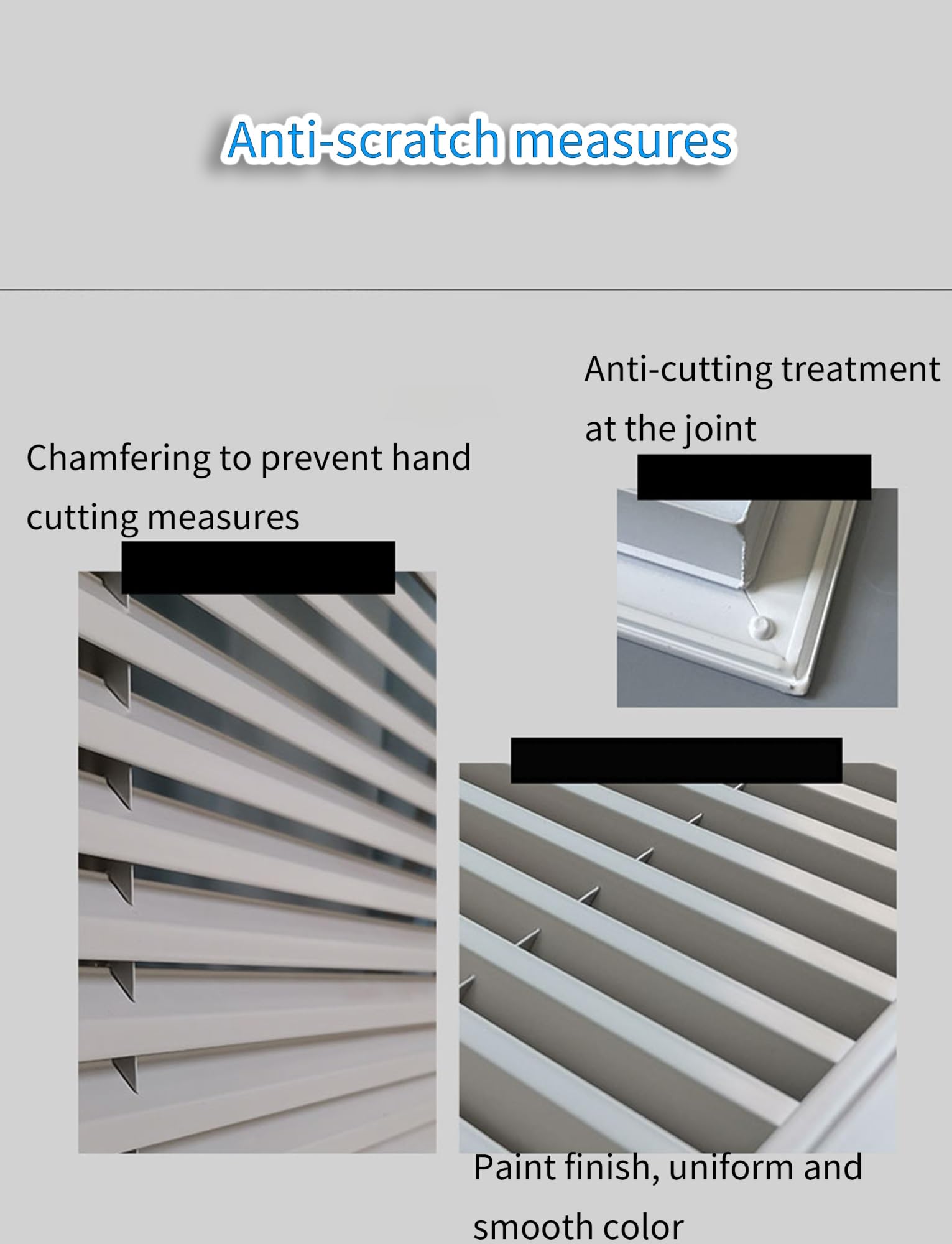 Cubierta de rejilla de ventilación de aluminio con malla, fácil instalación para puerta de armario de cocina y ventilación del medidor de gas