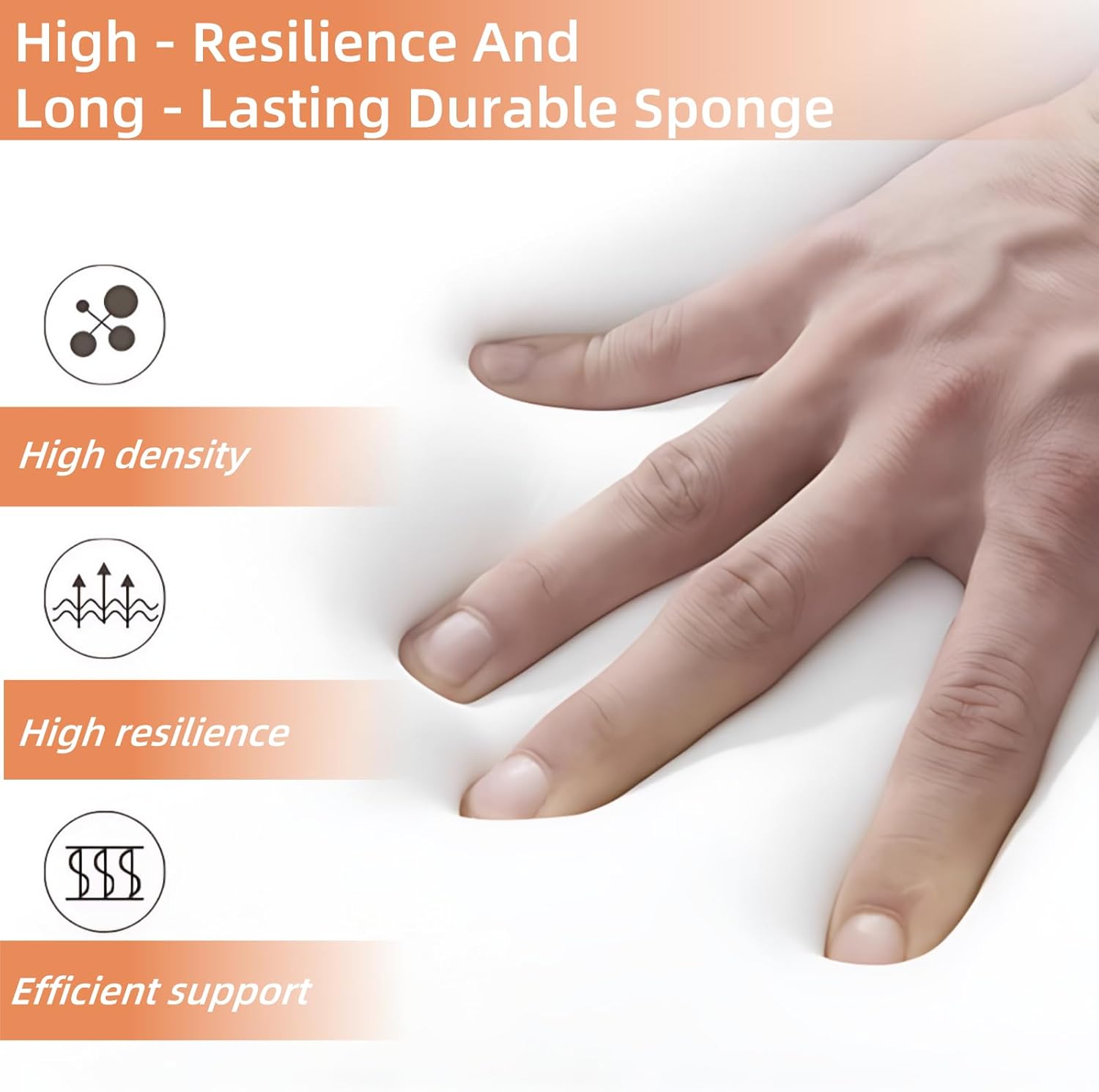 94.5IN Sectional Sofas for Living Room - Cloud Sectional Couch, Equipped with Coffee Table, Sturdy Solid Wood Frame | Living Room Furniture Sets, Easy to Clean (Style A)