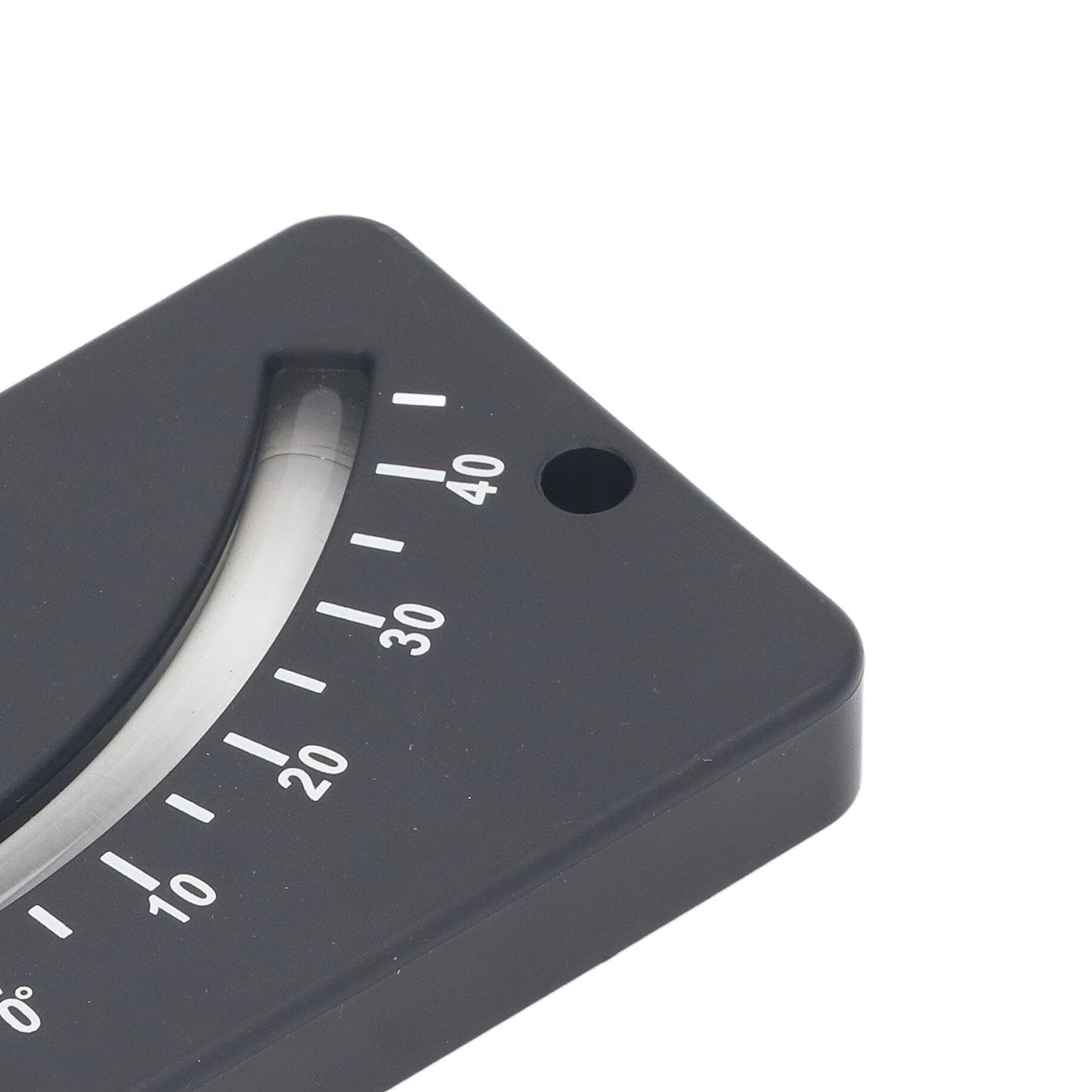Inclinometro da -40 a 40 gradi, indicatore di pendenza inclinometro, clinometro compatto per angolo di tallone con foro di fissaggio per test di microangolo orizzontale
