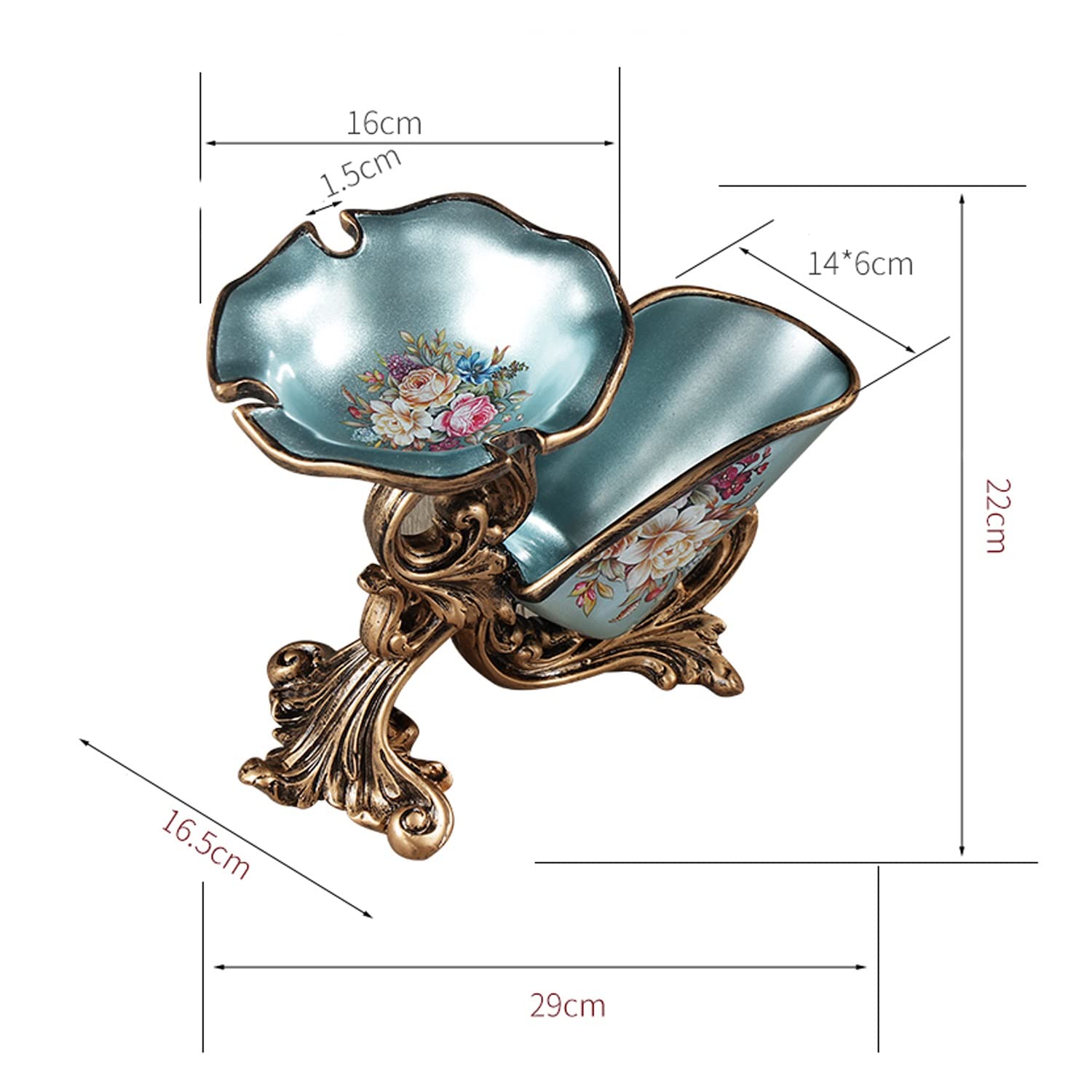 Soporte para Botellas de Vino de Lujo, Soporte para Vino de Resina con 3 Agujeros para Colgar Copas, decoración de Adorno de decoración de Mesa de Gama Alta (A)
