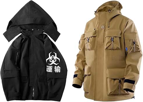 麻家紋 SIDE STRIPED NYLON ANORAK JACKET Niepce Inc Japanese Streetwear Techwear Zip Up Windbreaker