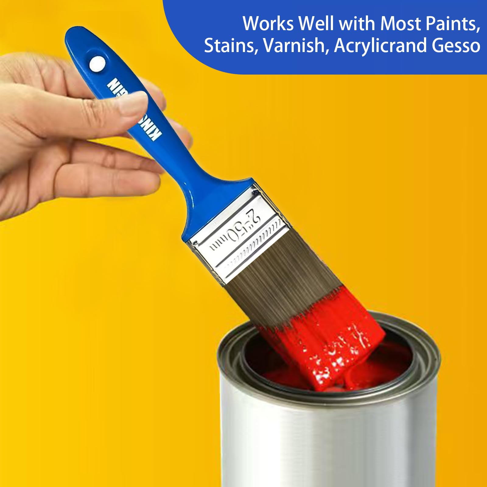 KingOrigin 30-Pack Paint Brush Set - Durable & Versatile -9 KingOrigin 30-Pack Paint Brush Set - Durable & Versatile -9