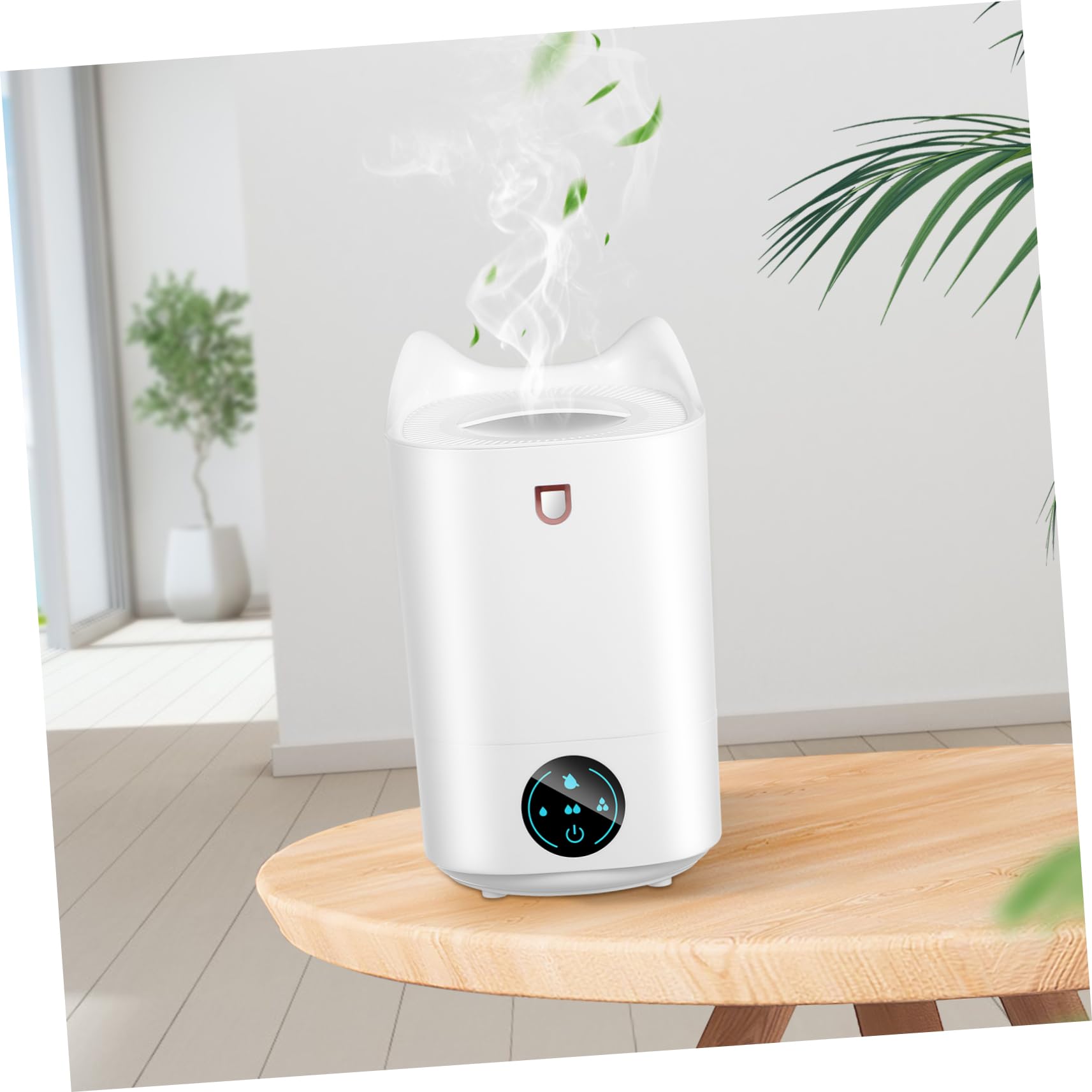 KOMBIUDA Umidificatore Da Scrivania Portatile Con Serbatoio D'acqua Da Funzionamento Silenzioso e Spegnimento Automatico Per Ufficio