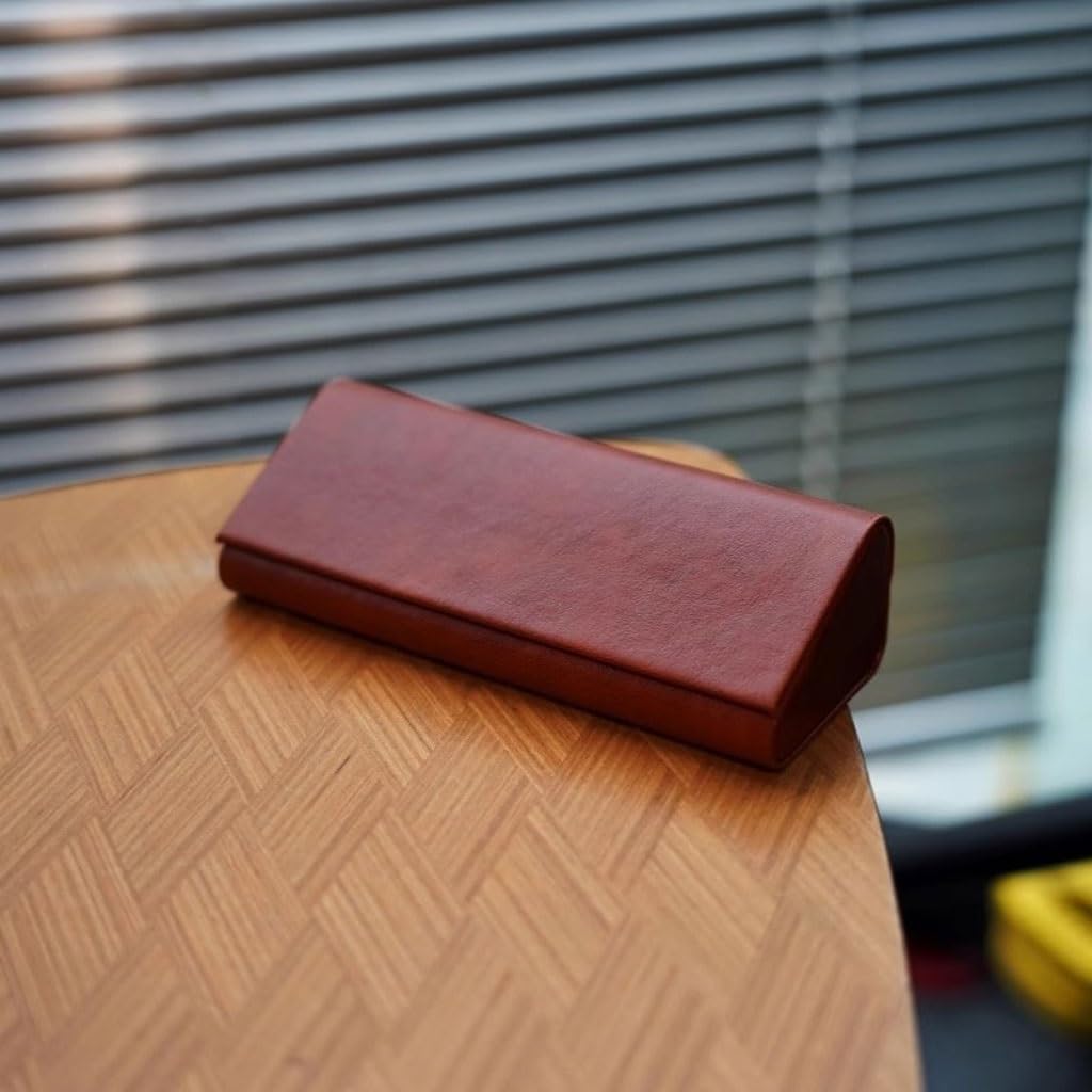 Étui À Lunettes Rectangulaire Rétro En Cuir, De Soleil Portable Unisexe Étui à Lunettes pour Femme