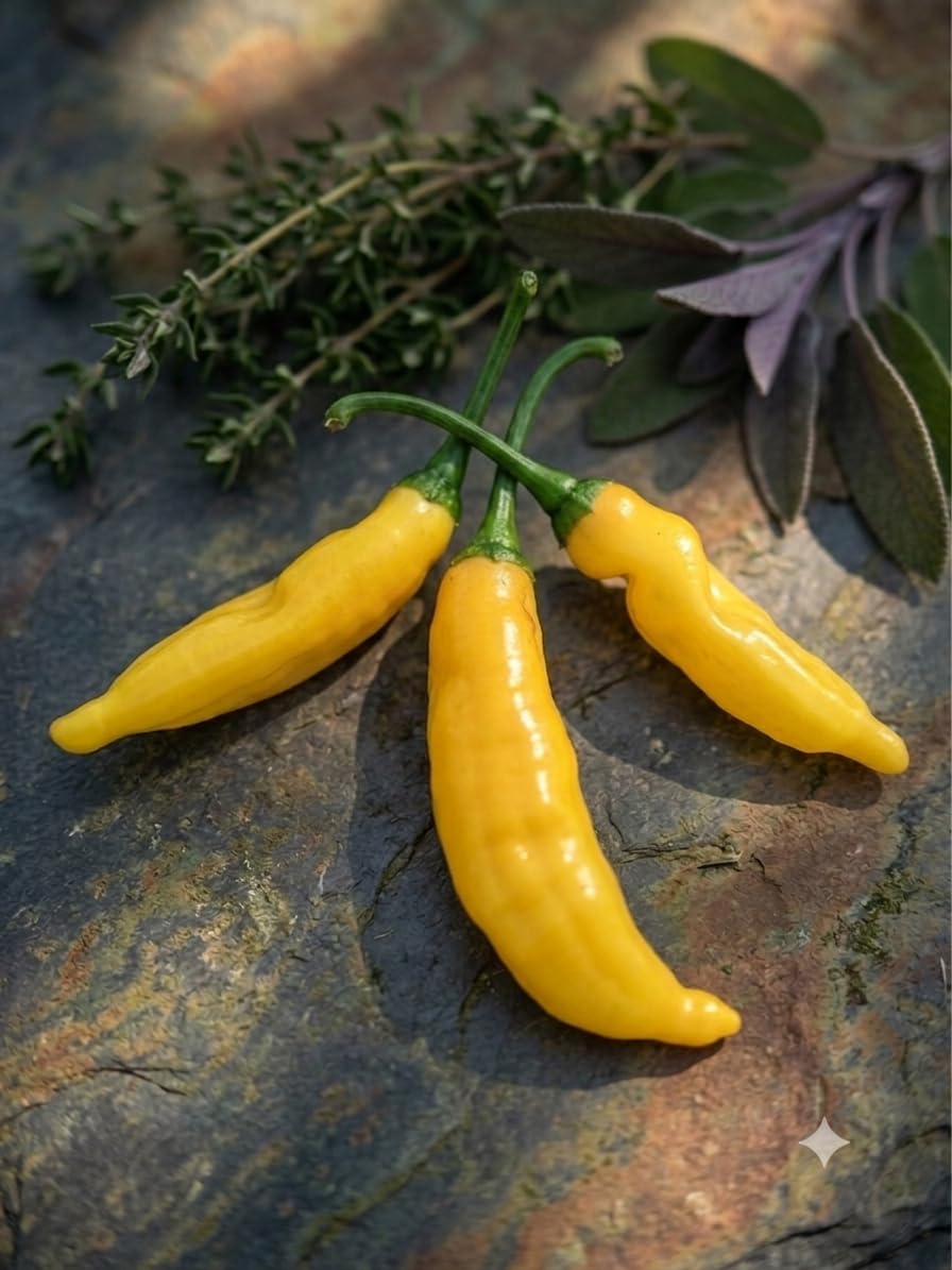 1000 Chili Samen Lemon Drop – Extrem ertragreich & zitronig scharf