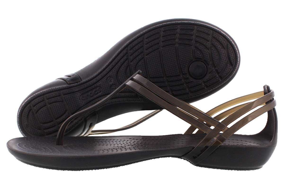 Crocs Womens Isabella T Strap Sandal Stylish Comfortable Sandals