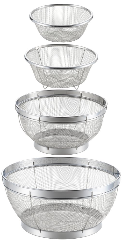 ステンレス製 ざる 7点セット まとめ売り サイズ違い Y1994 ステンレス製 ざる 7点セット まとめ売り サイズ違い Y1994
