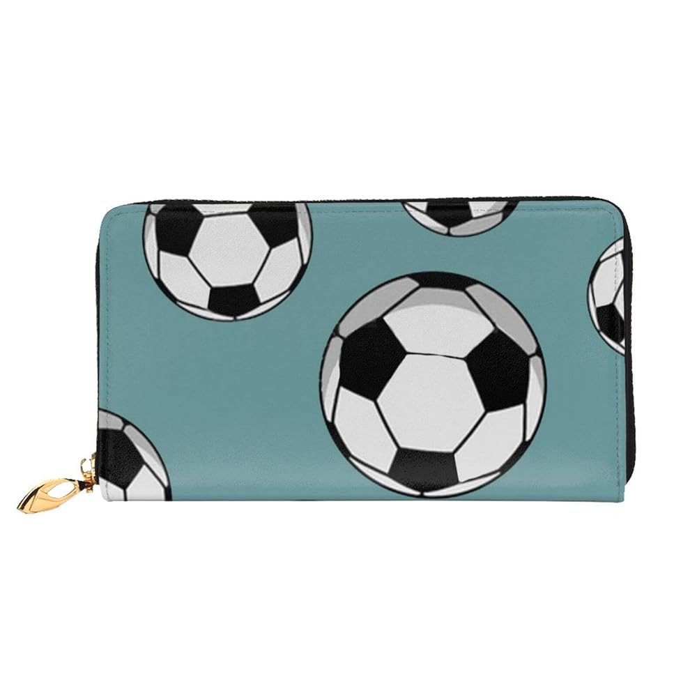 Amazon | サッカーボール 財布 超繊維 皮革 長財布 おしゃれ
