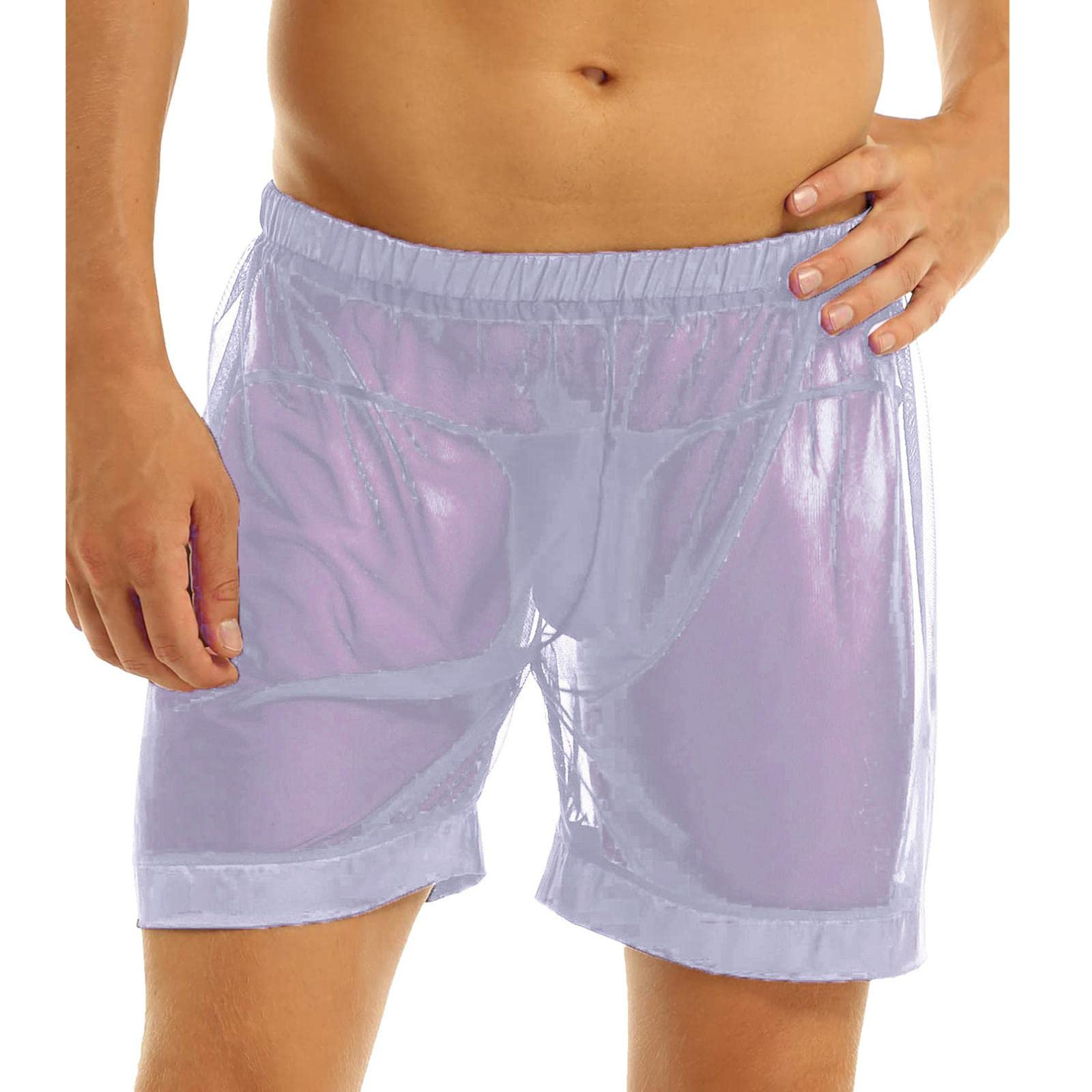 Boxer Homme En Maille Fine Respirante Et Transparente - Sous-vêtement Confortable Style 2025 - 8
