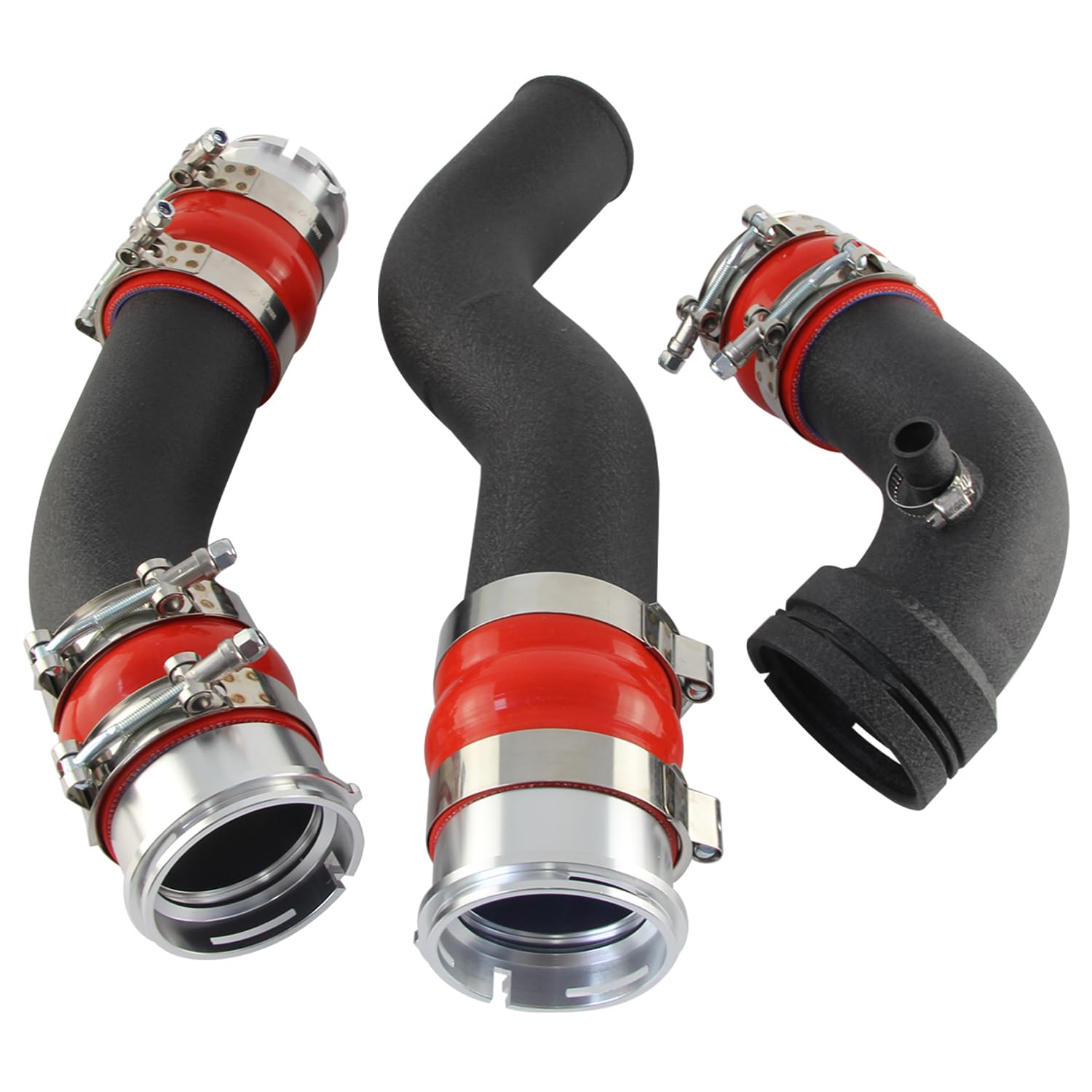Photo 1 of PKSABB Turbo Cooling Intake Charge Pipe Kit for BMW F20 F30 F31 N20 320i 328i 125i 128i 420i 428i N26 2.0L 2012-2018 Red