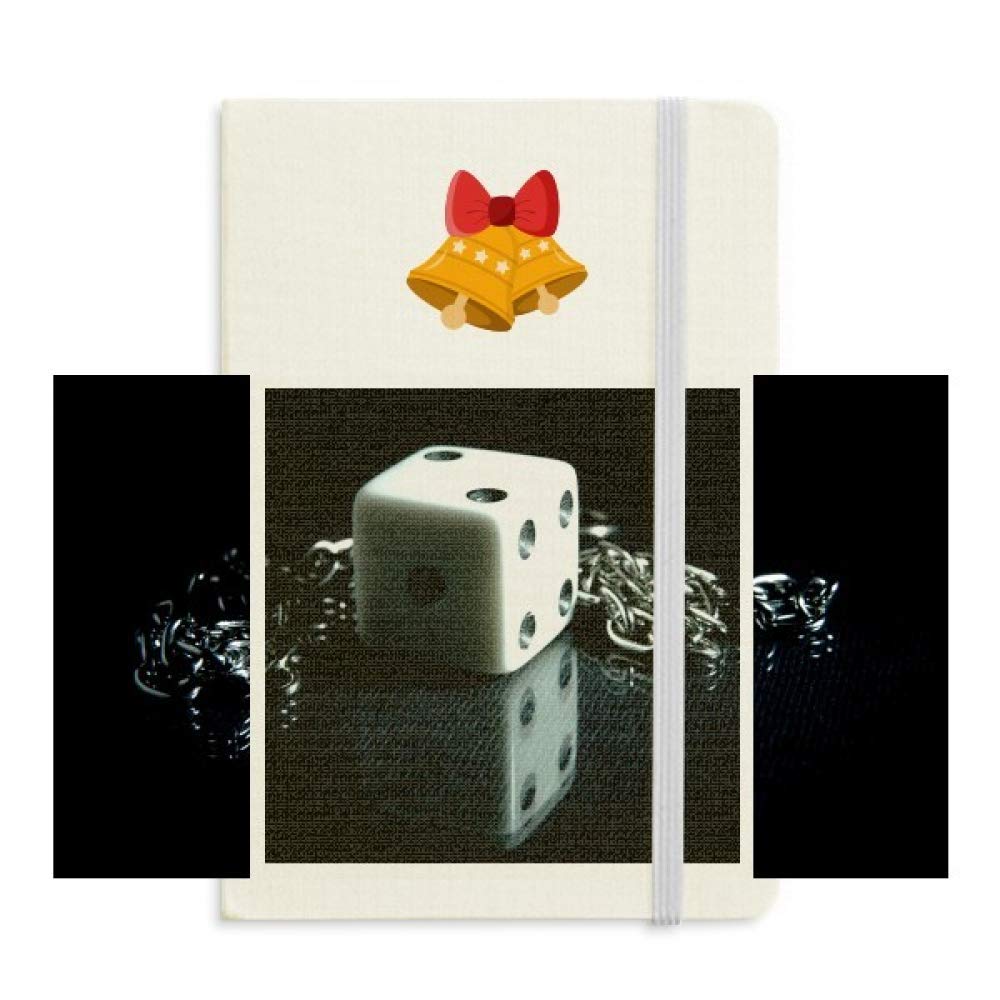 Dados Cadena Juego Foto Cuaderno Diario mas Jingling Bell