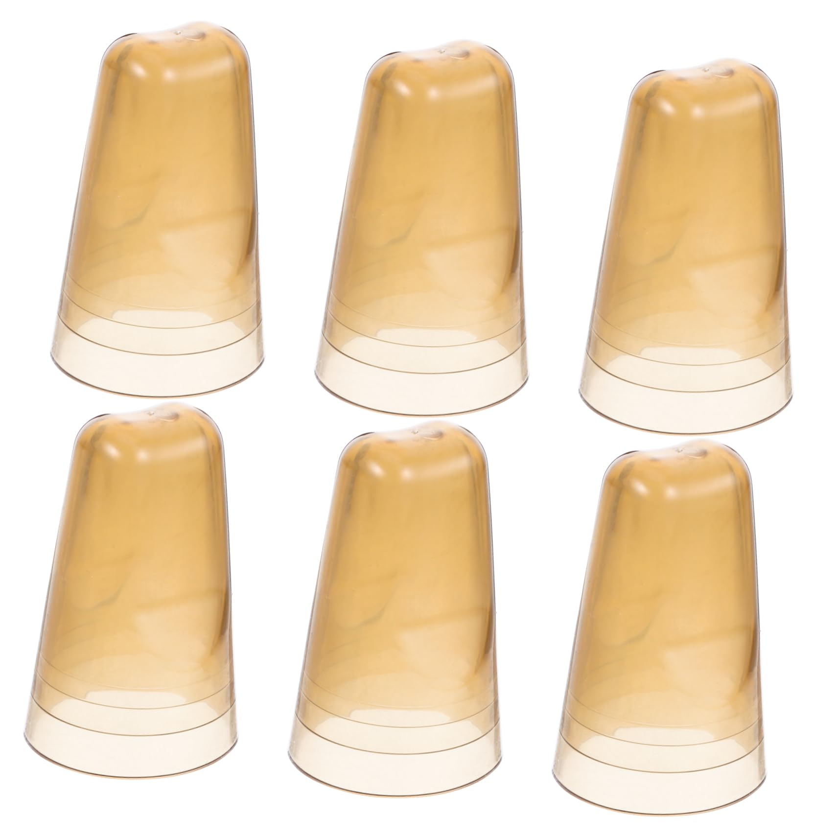 DECHOUS 6pcs Ergonomic Bottle Pourer Caps Wine Saver Covers Soft Flexible Seal Fit Multiple Bottle Prevent Spills Easy to Clean for Wine Serving