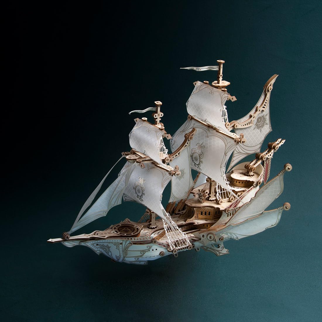 3D Holzpuzzle Piratenschiff Modell – Segelschiff Bausatz, Abenteuer, Wohnkultur Dekoration, kreatives Geschenk für Erwachsene und Jugendliche
