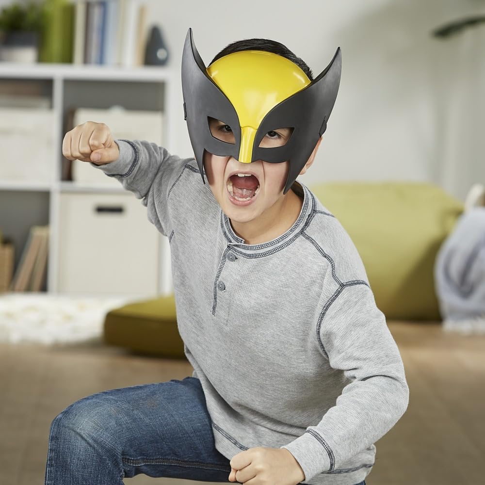 Marvel X-Men, maska kostiumowa Wolverine, maska superbohatera, przedmioty kostiumowe, zabawki dla chłopców, kostium superbohatera, od 5 lat
