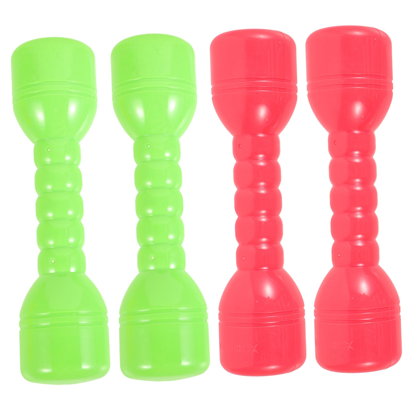 VANZACK 4pcs Aquatic Dumbbells Lightweight Water Barbell Equipment for Pool Fitness Swimming Training Exercise Material