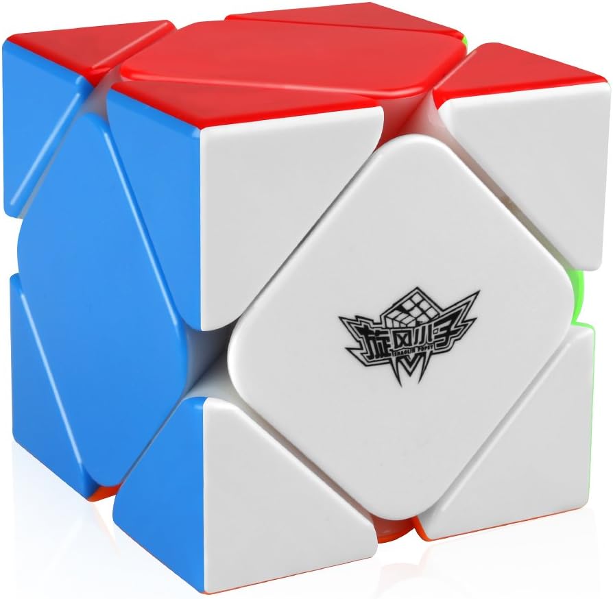 D-FantiX Cyclone Boys Magnetic Skewb Cube Stickerless Skewb Speed Cube Magic Cube Puzzle Toy