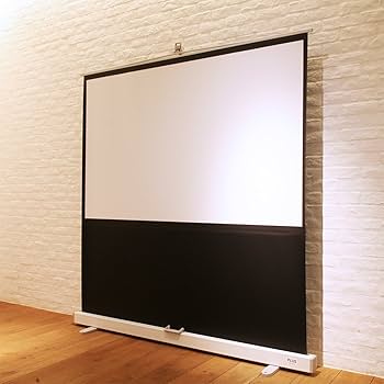 PLUS プラス 自立式 プロジェクタースクリーン FSL-80 80型 Amazon.co.jp: プラス プロジェクタ スクリーン 80型 床置き