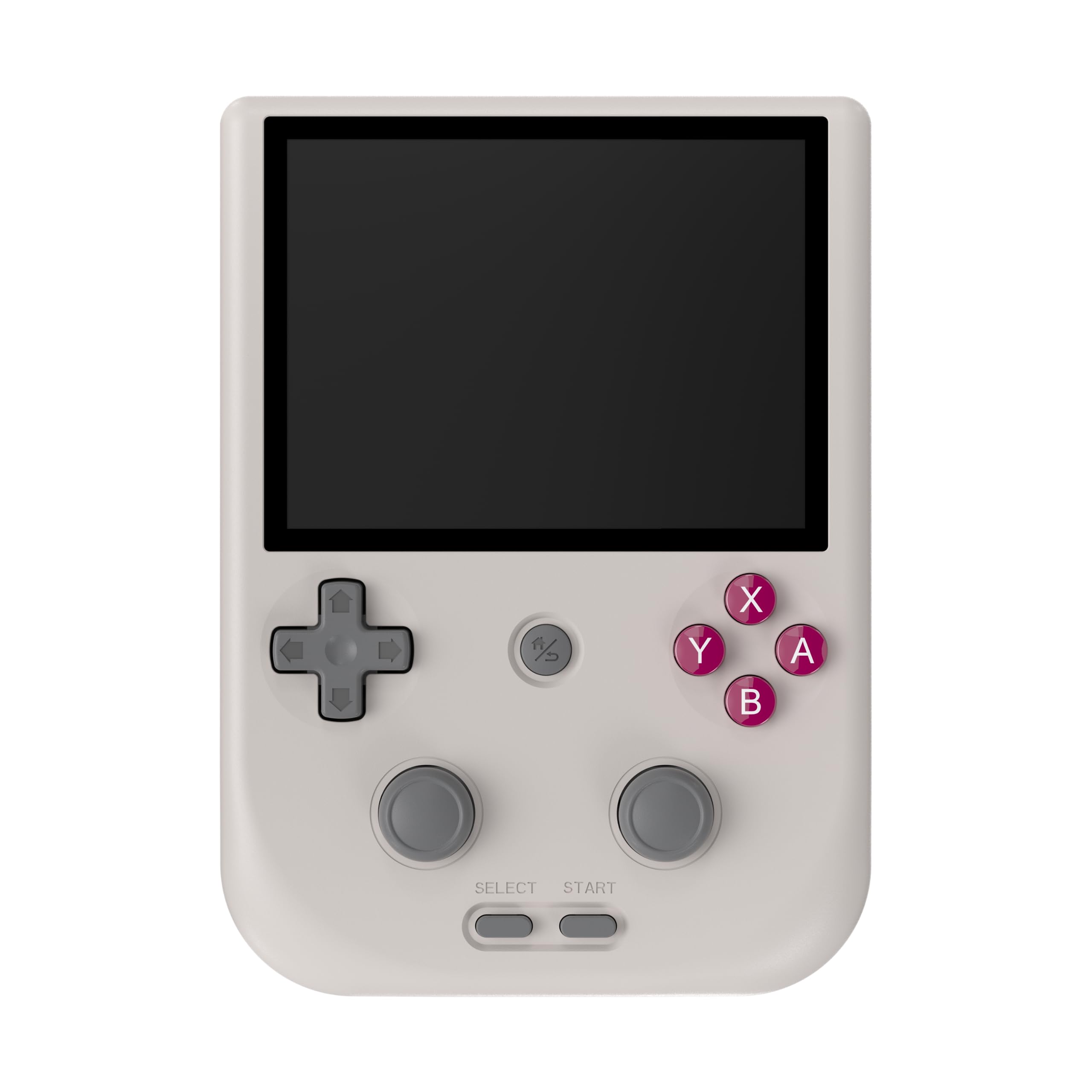 RG405V - Consola de juegos de mano retro, pantalla IPS de 4.0 pulgadas, sistema Android integrado, tarjeta TF de 128 G, batería de 5500 mAh, sin soporte de juegos (gris)