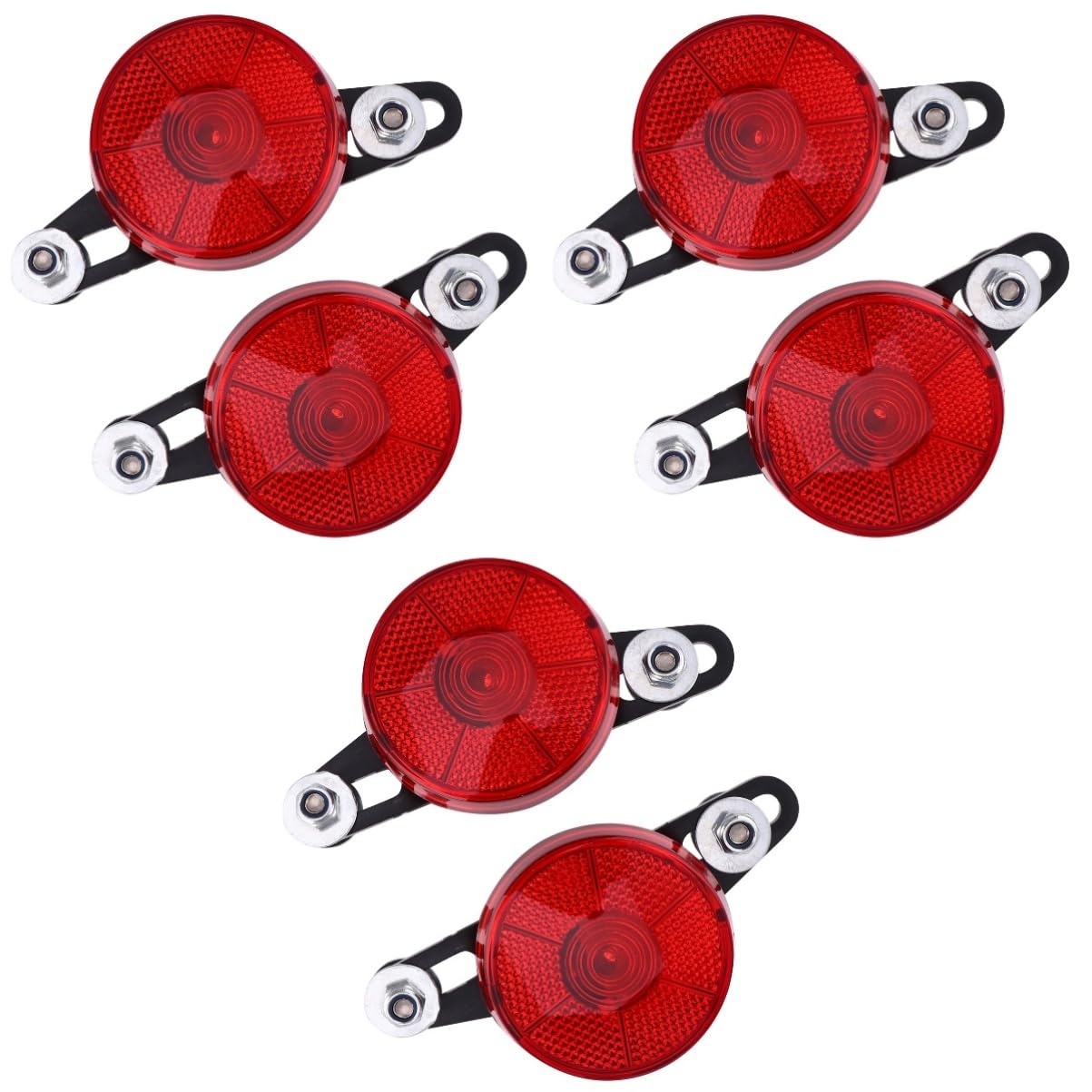 BESTonZON Posteriore per LED Multifunzione Sicurezza Facile Montare per Bici Mountain Bike E Scooter 2