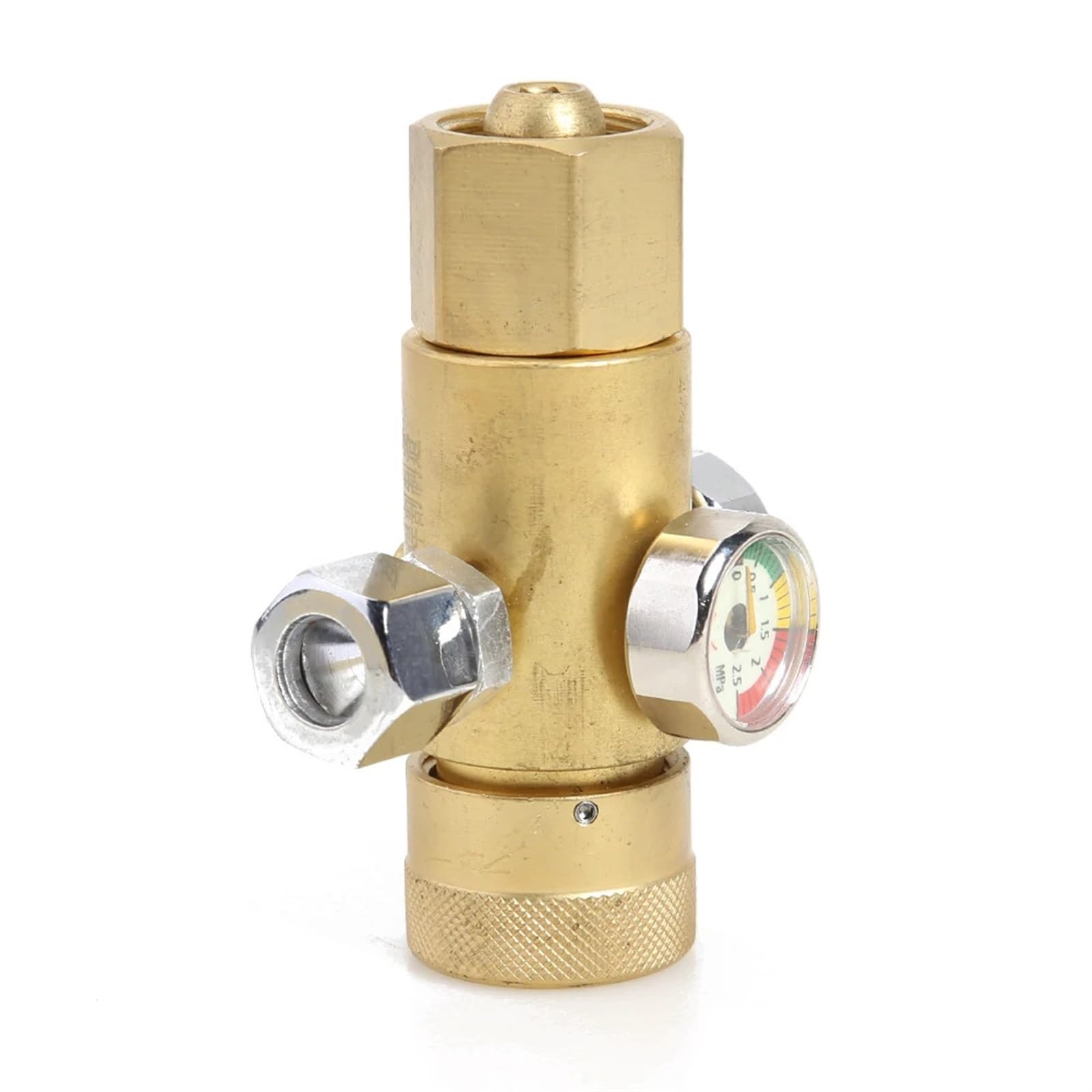 Oxygen Pressure Reducer Welding Argon Gas Meter Clear Scale Rustproof Regulator